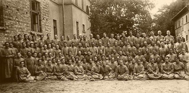 1929 Uroczystości zakonne w Pniewach